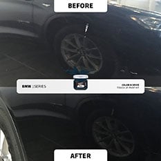 Reparación de retoque antes y después 11