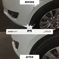 Reparación de retoque antes y después 7