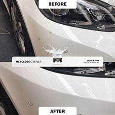 Reparación de retoque antes y después 8